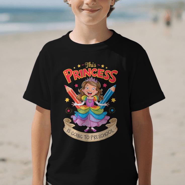 This Princess Is Going To Preschool Back To School Graphic Kid T-Shirt This Princess Is Going To Preschool Back To School Graphic Kid T-Shirt