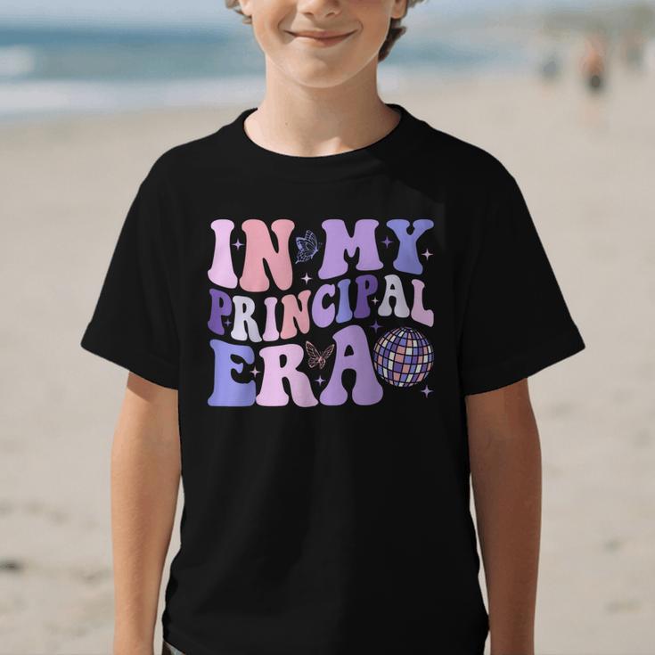 In My Principal Era Groovy School Headmaster Back To School Graphic Kid T-Shirt In My Principal Era Groovy School Headmaster Back To School Graphic Kid T-Shirt