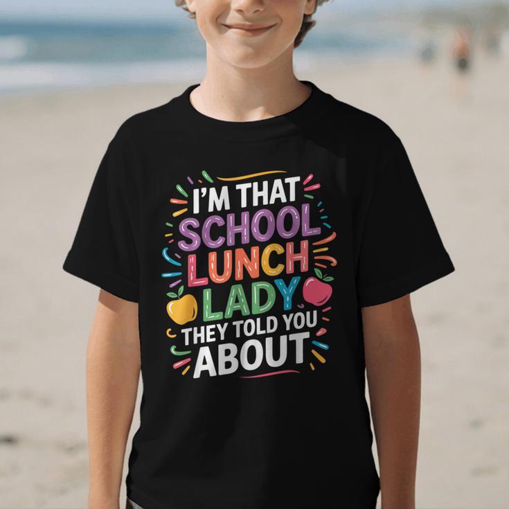 Proud Cafeteria Noun Definition Lunch Lady Back To School Graphic Kid T-Shirt