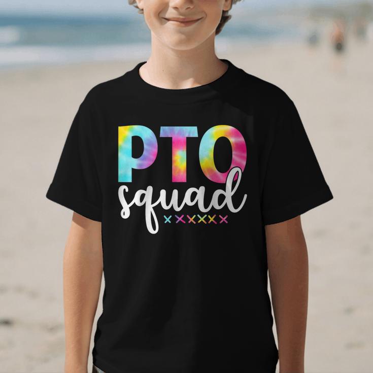 Pto Squad Groovy Back To School Women Appreciation Graphic Kid T-Shirt
