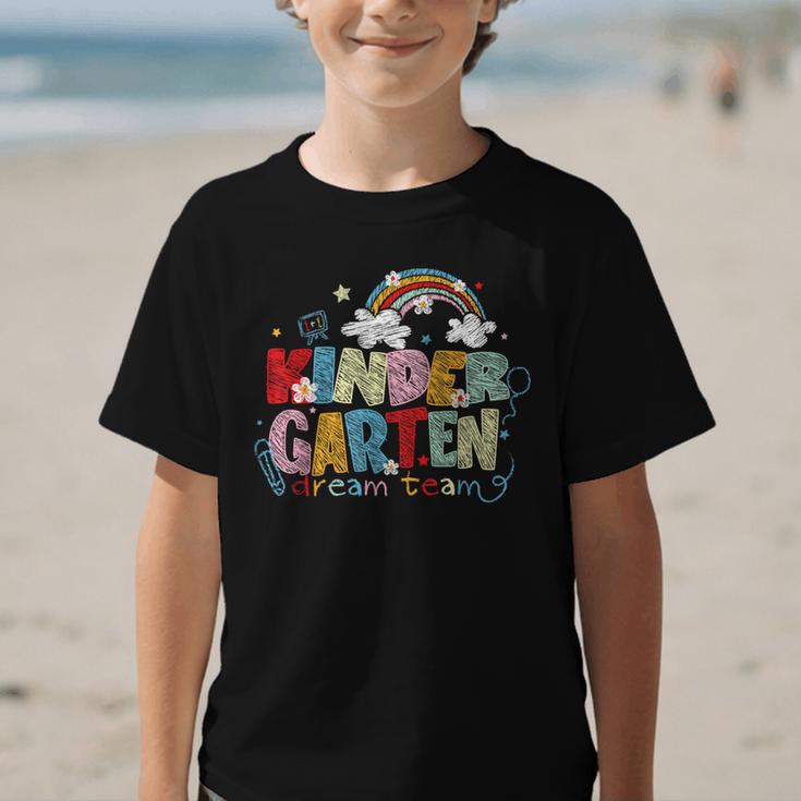 Rainbow Kindergarten Dream Painting Team Back To School Graphic Kid T-Shirt Rainbow Kindergarten Dream Painting Team Back To School Graphic Kid T-Shirt