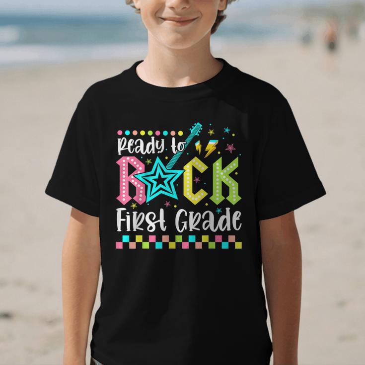 Ready To Rock First Grade Back To School 1st Grade Boys Kids Graphic Kid T-Shirt Ready To Rock First Grade Back To School 1st Grade Boys Kids Graphic Kid T-Shirt