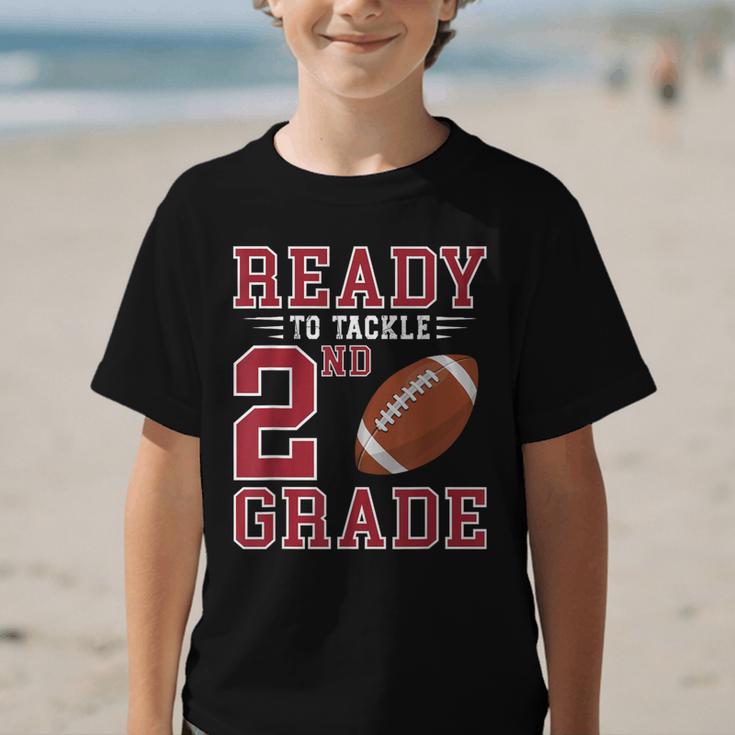 Ready To Tackle 2nd Grade Back To School First Day Of School Graphic Kid T-Shirt