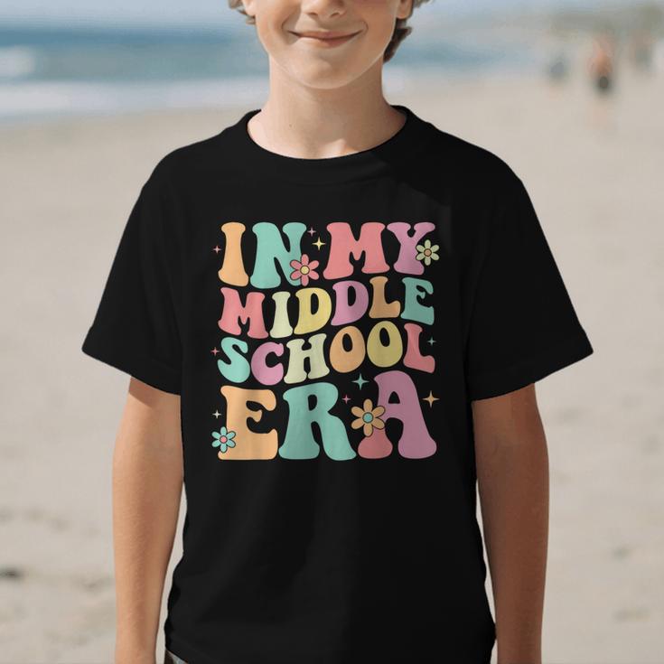 Retro Groovy In My Middle School Era Back To School Graphic Kid T-Shirt