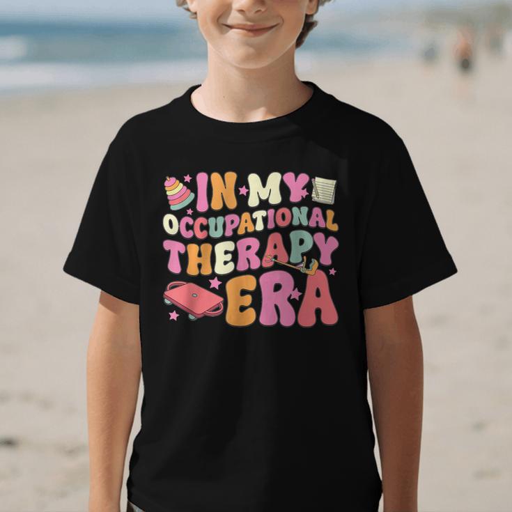 Retro In My Occupational Therapy Era OT OTA Back To School Graphic Kid T-Shirt Retro In My Occupational Therapy Era OT OTA Back To School Graphic Kid T-Shirt