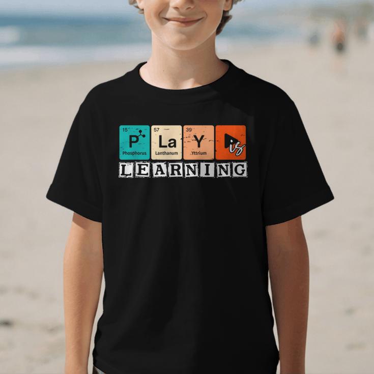 Retro Play Is Learning Back To School First Day Of School Graphic Kid T-Shirt Retro Play Is Learning Back To School First Day Of School Graphic Kid T-Shirt