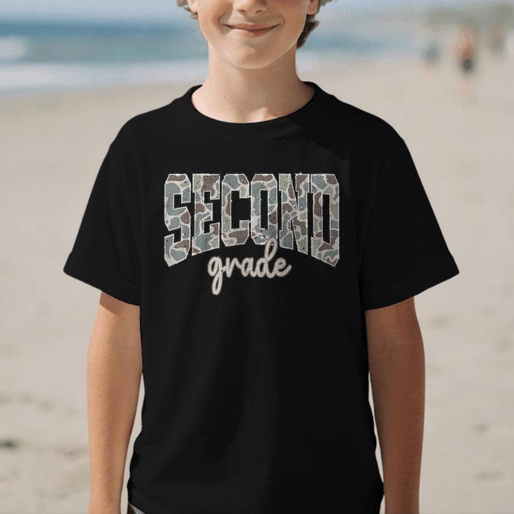 Retro Second Grade Back To School Boy Old Camo 2nd Grade Kid Graphic Kid T-Shirt Retro Second Grade Back To School Boy Old Camo 2nd Grade Kid Graphic Kid T-Shirt