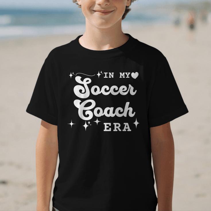 Retro In My Soccer Coach Era Back To School Graphic Kid T-Shirt