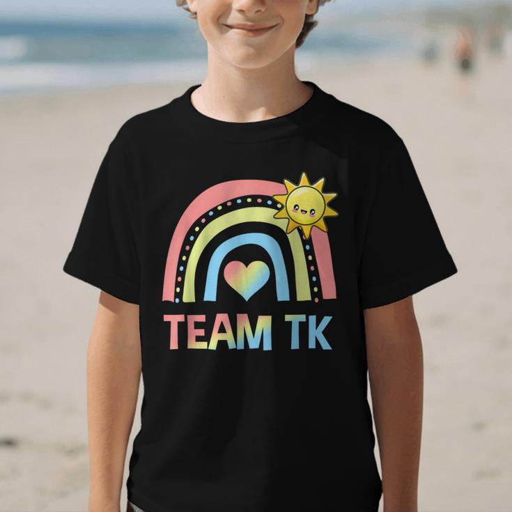 Retro Team TK Back To School Transitional Kindergarten Graphic Kid T-Shirt