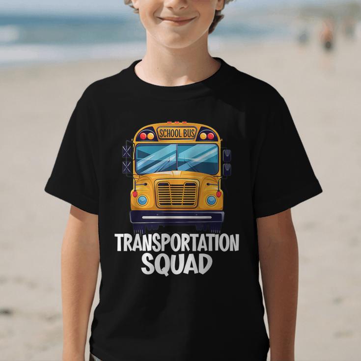 School Bus Driver Back To School Transportation Squad Graphic Kid T-Shirt