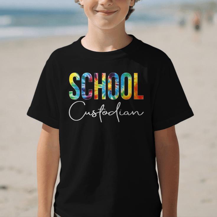 School Custodian Tie Dye Back To School For Women For Work Graphic Kid T-Shirt School Custodian Tie Dye Back To School For Women For Work Graphic Kid T-Shirt