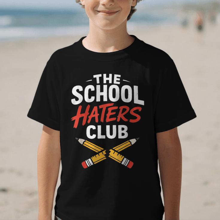 The School Haters Club Student Back To Schools Merch Graphic Kid T-Shirt The School Haters Club Student Back To Schools Merch Graphic Kid T-Shirt