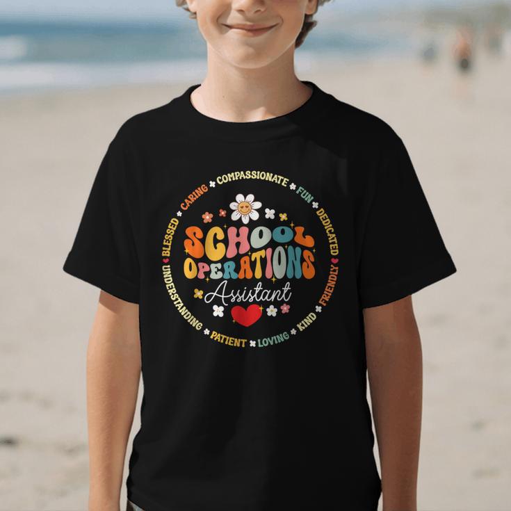 School Operations Assistant Back To School Appreciation Week Graphic Kid T-Shirt School Operations Assistant Back To School Appreciation Week Graphic Kid T-Shirt
