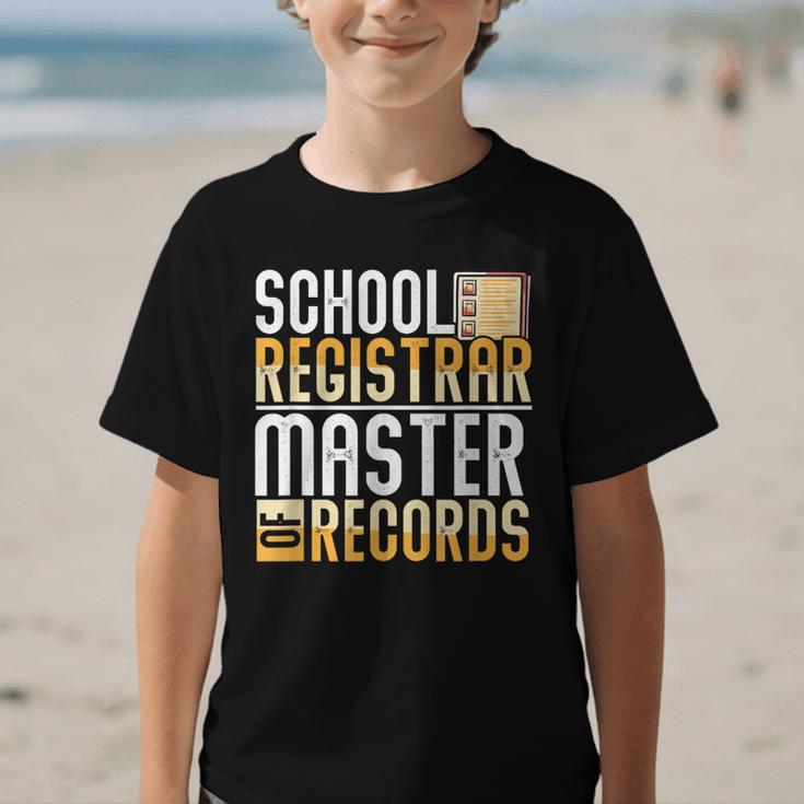 School Registrar Appreciation Back To School Registrar Graphic Kid T-Shirt