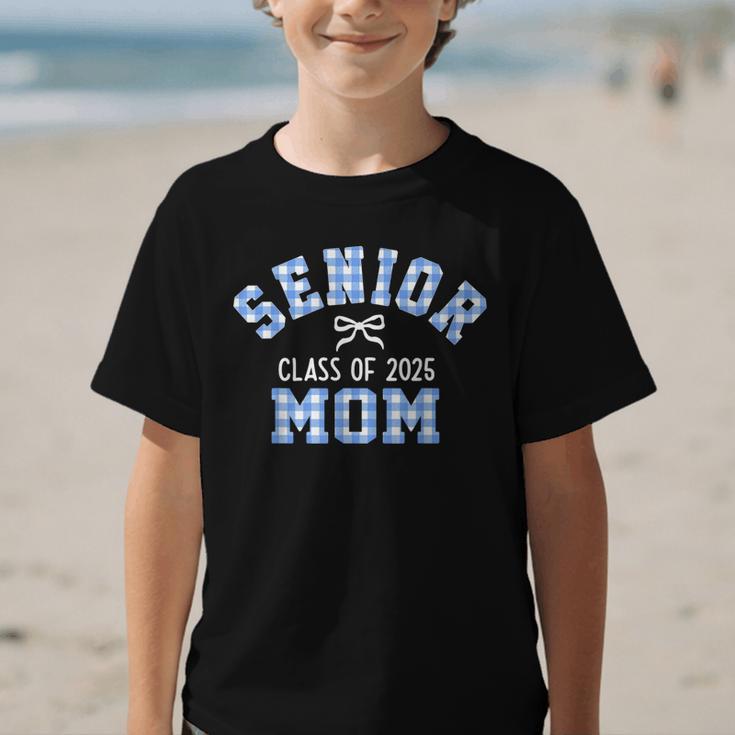 Senior 2025 Class Of 2025 Senior Mom Bow Back To School Graphic Kid T-Shirt Senior 2025 Class Of 2025 Senior Mom Bow Back To School Graphic Kid T-Shirt