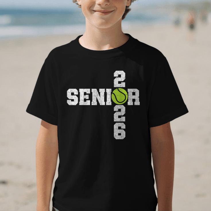 Senior Class Of 2026 Tennis Seniors Back To School 2026 Graphic Kid T-Shirt