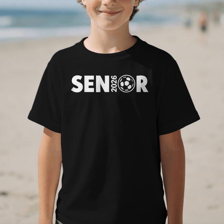 Senior Soccer 2026 Class Of 2026 Graduate Fun Back To School Graphic Kid T-Shirt Senior Soccer 2026 Class Of 2026 Graduate Fun Back To School Graphic Kid T-Shirt