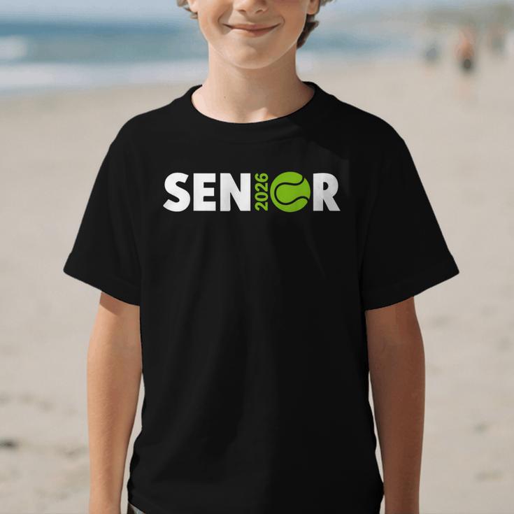 Senior Tennis 2026 Class Of 2026 Graduate Back To School Fun Graphic Kid T-Shirt Senior Tennis 2026 Class Of 2026 Graduate Back To School Fun Graphic Kid T-Shirt