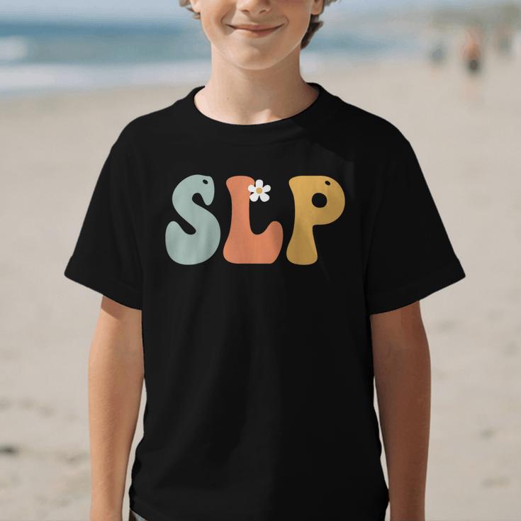 SLP Groovy Women Appreciation Day Hello Back To School Graphic Kid T-Shirt SLP Groovy Women Appreciation Day Hello Back To School Graphic Kid T-Shirt
