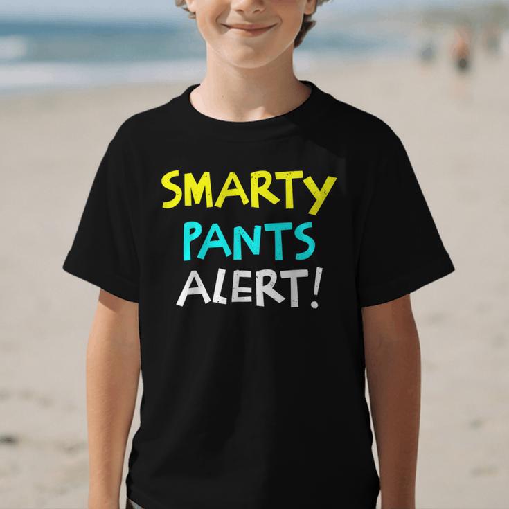 Smarty Pants Alert Nerd & Kids Back To School Graphic Kid T-Shirt Smarty Pants Alert Nerd & Kids Back To School Graphic Kid T-Shirt