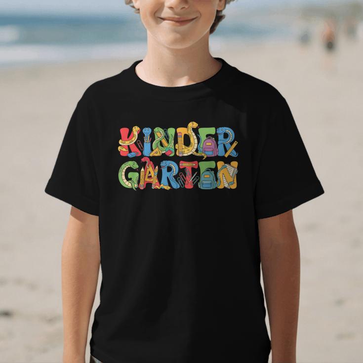 Snake Kindergarten Back To School Kids Boys Girls Graphic Kid T-Shirt Snake Kindergarten Back To School Kids Boys Girls Graphic Kid T-Shirt