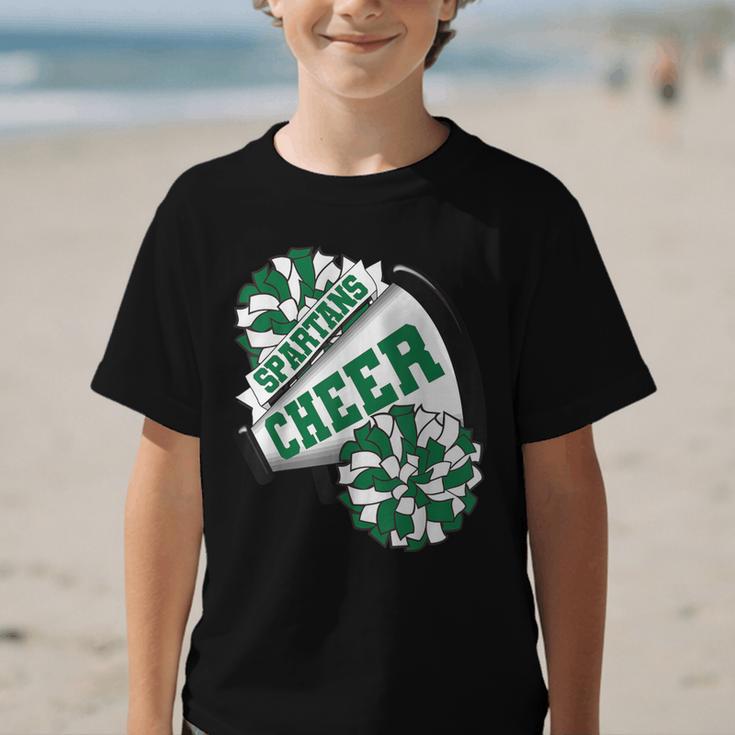 Spartans Cheer Back To School Cheerleading Spirit G Graphic Kid T-Shirt