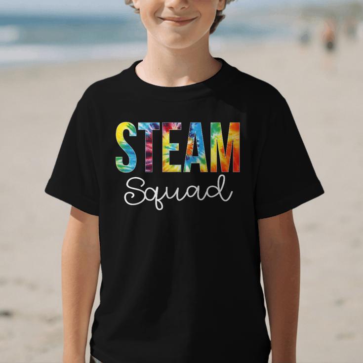 STEAM Squad For Work Tie Dye Back To School Appreciation Day Graphic Kid T-Shirt STEAM Squad For Work Tie Dye Back To School Appreciation Day Graphic Kid T-Shirt