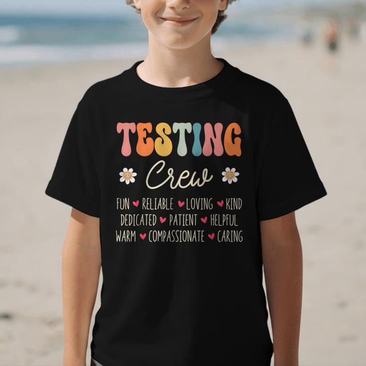 Testing Crew Appreciation Week Back To School Graphic Kid T-Shirt Testing Crew Appreciation Week Back To School Graphic Kid T-Shirt