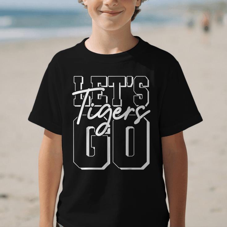 Tigers Back To School Spirit Graphic Kid T-Shirt Tigers Back To School Spirit Graphic Kid T-Shirt