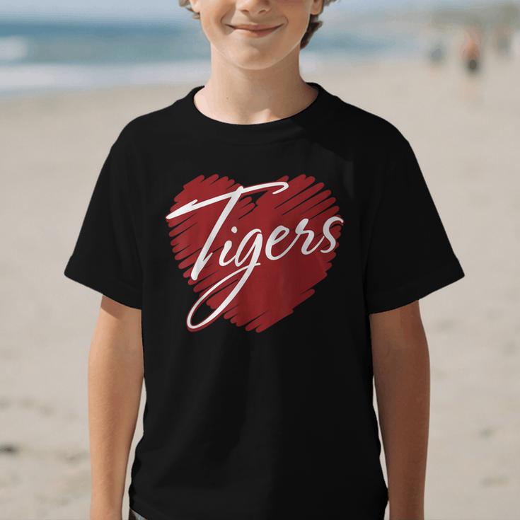 Tigers Heart Back To School Spirit M Graphic Kid T-Shirt Tigers Heart Back To School Spirit M Graphic Kid T-Shirt