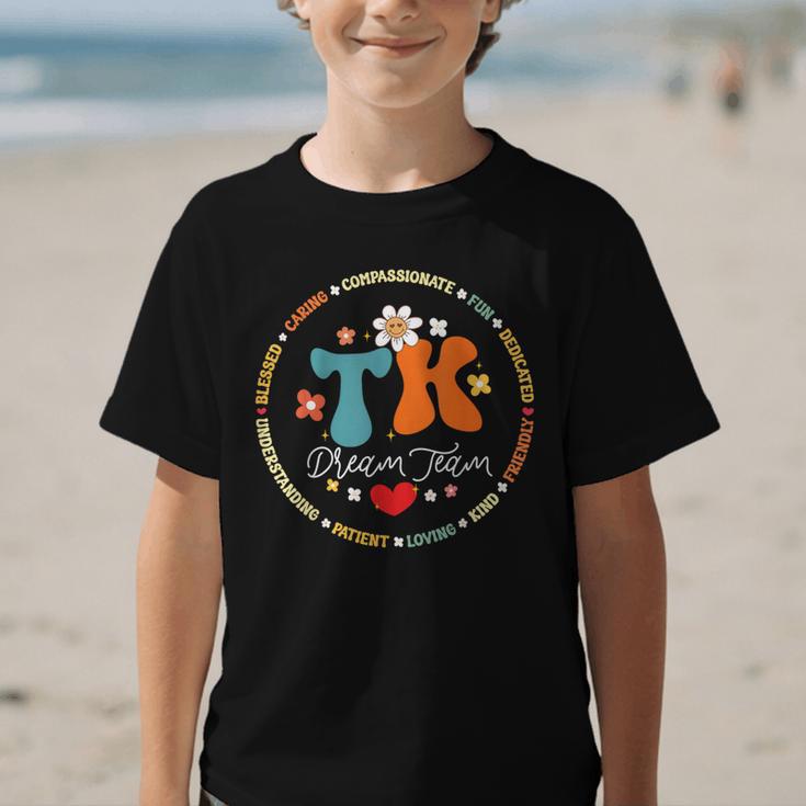 TK Dream Team Squad Transitional-Kindergarten Back To School Graphic Kid T-Shirt