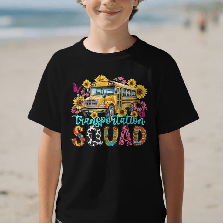 Transportation Squad Driving Bus Driver Back To School Women Graphic Kid T-Shirt Transportation Squad Driving Bus Driver Back To School Women Graphic Kid T-Shirt
