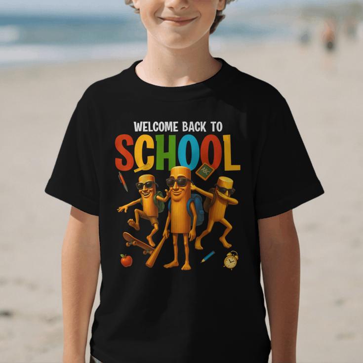 Tung Tung Tung Sahur Back To School Italian Brainrot Meme Graphic Kid T-Shirt