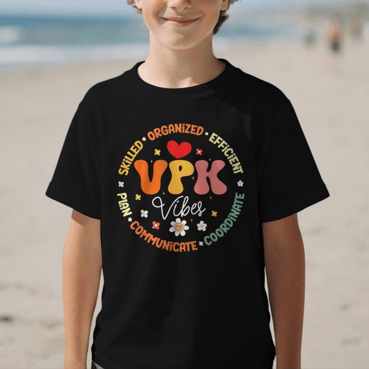 VPK Vibes First Day Of Back To School Appreciation Week Graphic Kid T-Shirt VPK Vibes First Day Of Back To School Appreciation Week Graphic Kid T-Shirt