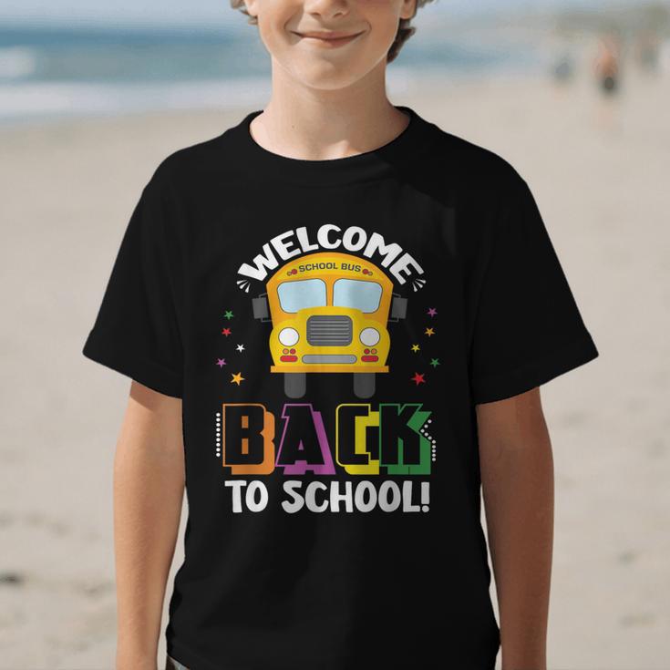 Welcome Back To School Bus Driver First Day Of School Graphic Kid T-Shirt Welcome Back To School Bus Driver First Day Of School Graphic Kid T-Shirt