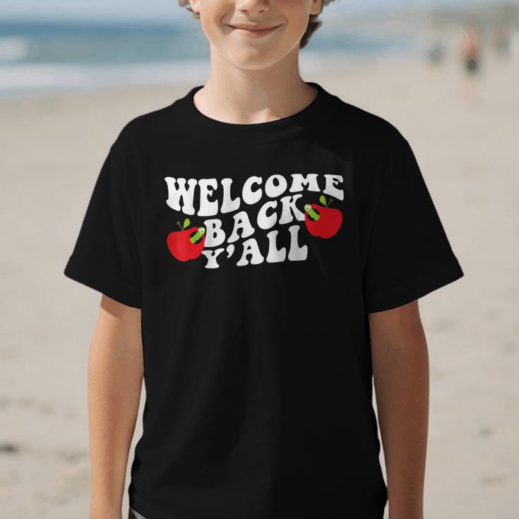 Welcome Back To School Happy First Day Of School 2025 2026 Graphic Kid T-Shirt Welcome Back To School Happy First Day Of School 2025 2026 Graphic Kid T-Shirt