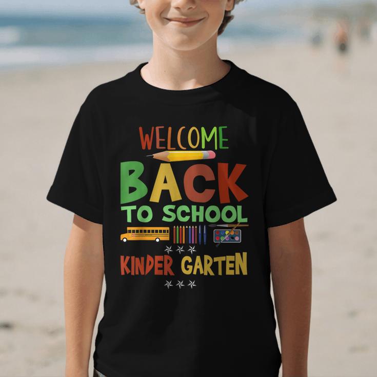 Welcome Back To School Kinder Garten First Day Of School Kid Graphic Kid T-Shirt
