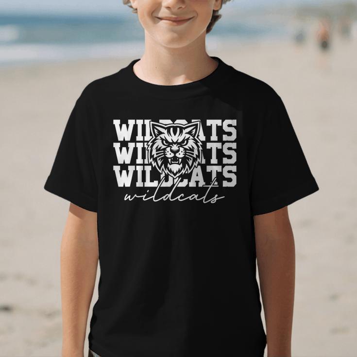 Wildcats School Spirit Fan Team Back To School Graphic Kid T-Shirt Wildcats School Spirit Fan Team Back To School Graphic Kid T-Shirt