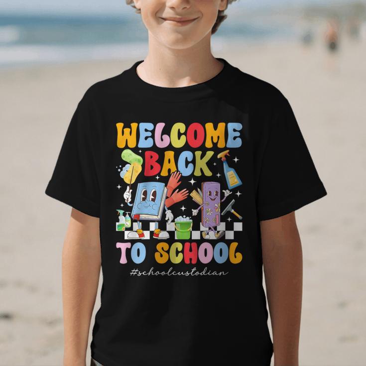 Women's Back To School Custodian First Day Of School Custodian Graphic Kid T-Shirt Women's Back To School Custodian First Day Of School Custodian Graphic Kid T-Shirt