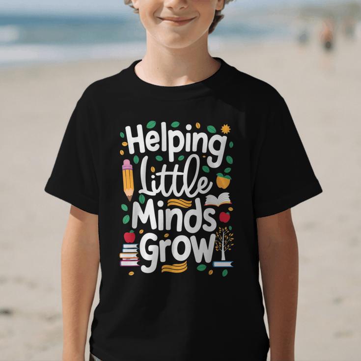 Women's Helping Little Minds Grow Back To School Apparel Graphic Kid T-Shirt Women's Helping Little Minds Grow Back To School Apparel Graphic Kid T-Shirt