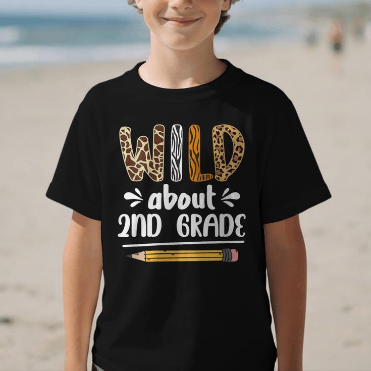Women's Wild About 2nd Grade Kids Zoo Animal Lover Back To School Graphic Kid T-Shirt Women's Wild About 2nd Grade Kids Zoo Animal Lover Back To School Graphic Kid T-Shirt