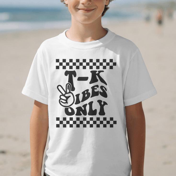 1st Day Of TK Vibes Only Retro Girls Back To SchoolK Boys Graphic Kid T-Shirt 1st Day Of TK Vibes Only Retro Girls Back To SchoolK Boys Graphic Kid T-Shirt