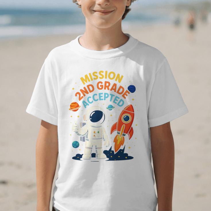 Back To School Mission Second 2nd Grade Accepted Astronaut Premium Tri-Blend Graphic Kid T-Shirt Back To School Mission Second 2nd Grade Accepted Astronaut Premium Tri-Blend Graphic Kid T-Shirt