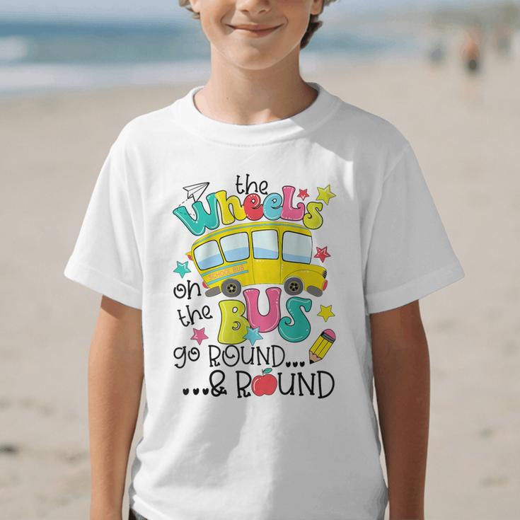 Back To School The WHEELS On The BUS Toddler Kids Boys Graphic Kid T-Shirt Back To School The WHEELS On The BUS Toddler Kids Boys Graphic Kid T-Shirt