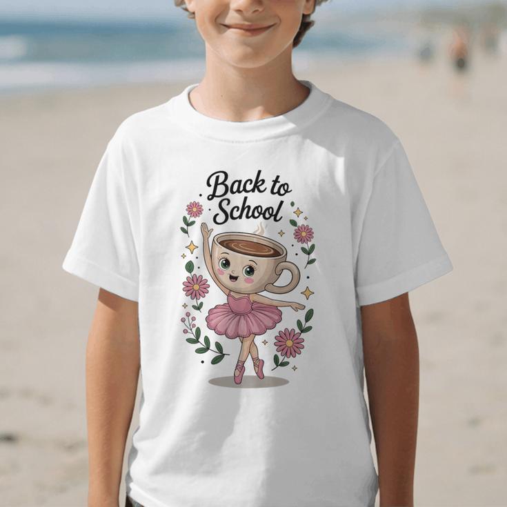 Ballerina Cappuccina Girls Italian Brainrot Back To School Graphic Kid T-Shirt Ballerina Cappuccina Girls Italian Brainrot Back To School Graphic Kid T-Shirt