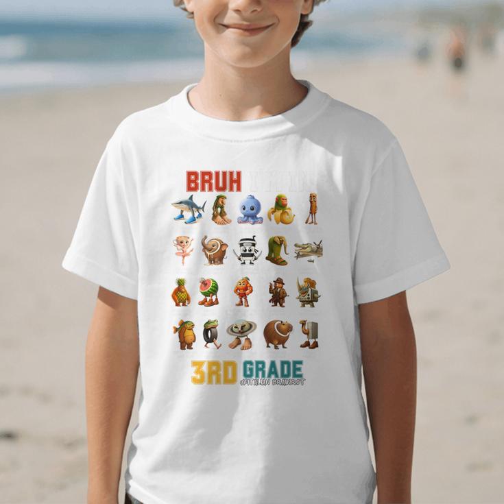 Bruh I’m In 3rd Grade Back To School Italian Brainrot Premium Tri-Blend Graphic Kid T-Shirt Bruh I’m In 3rd Grade Back To School Italian Brainrot Premium Tri-Blend Graphic Kid T-Shirt