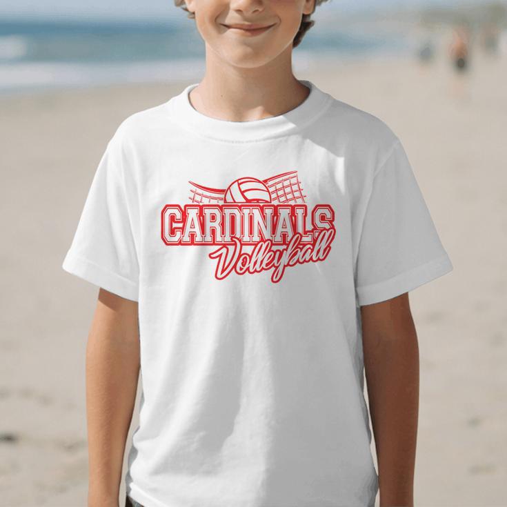 Cardinals Volleyball Back To School Spirit R Graphic Kid T-Shirt Cardinals Volleyball Back To School Spirit R Graphic Kid T-Shirt