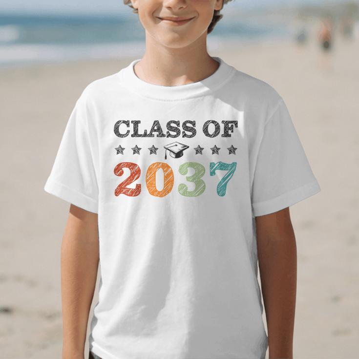 Class Of 2037 Grow With Me Back To School Graduation Graphic Kid T-Shirt Class Of 2037 Grow With Me Back To School Graduation Graphic Kid T-Shirt