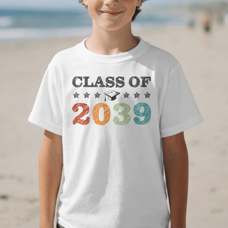 Class Of 2039 Grow With Me Back To School Graduation Graphic Kid T-Shirt Class Of 2039 Grow With Me Back To School Graduation Graphic Kid T-Shirt