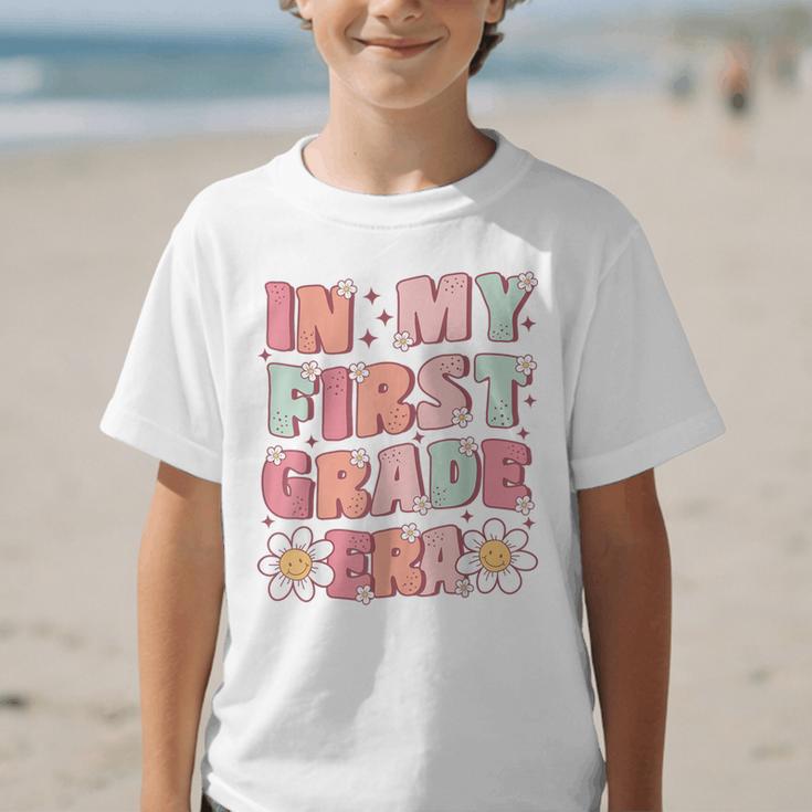In My First Grade Era Cute Groovy 1st Grade Back To School Graphic Kid T-Shirt In My First Grade Era Cute Groovy 1st Grade Back To School Graphic Kid T-Shirt